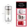 Portable Double-Layer Glass Cup