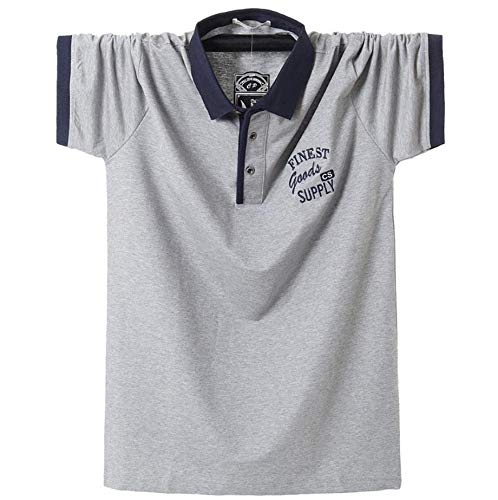 

Мужская футболка-поло для гольфа с коротким рукавом Two Steps Behind, оверсайз, свободного кроя, RE59 (5XL, Светло-серый)