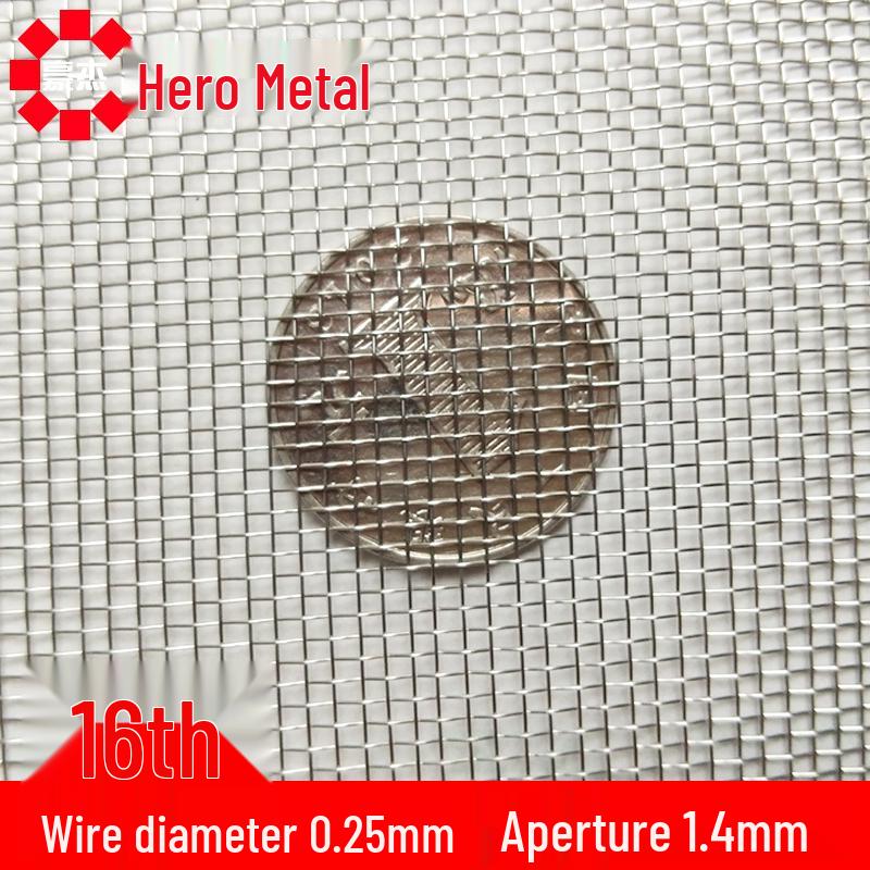 304 Edelstahlgewebe, 6-500 Maschen, Industrielles verdicktes Metalldrahtfilter.