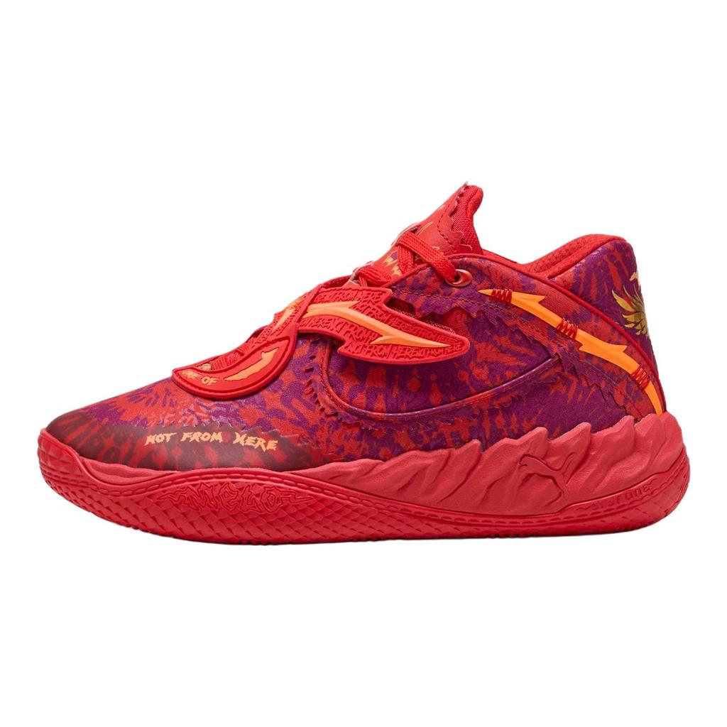Puma MB.05 Crowd Surf Scarpe da Ginnastica da Uomo Rosso Magenta-Gleam Arancio Fluo-Pes 312132-01