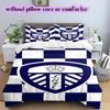 Leeds United Pattern Bedding,Quilt Set Quilt Cover Pillowcase Home Birthday Gift (1*duvet cover+2*pillowcase,without core)