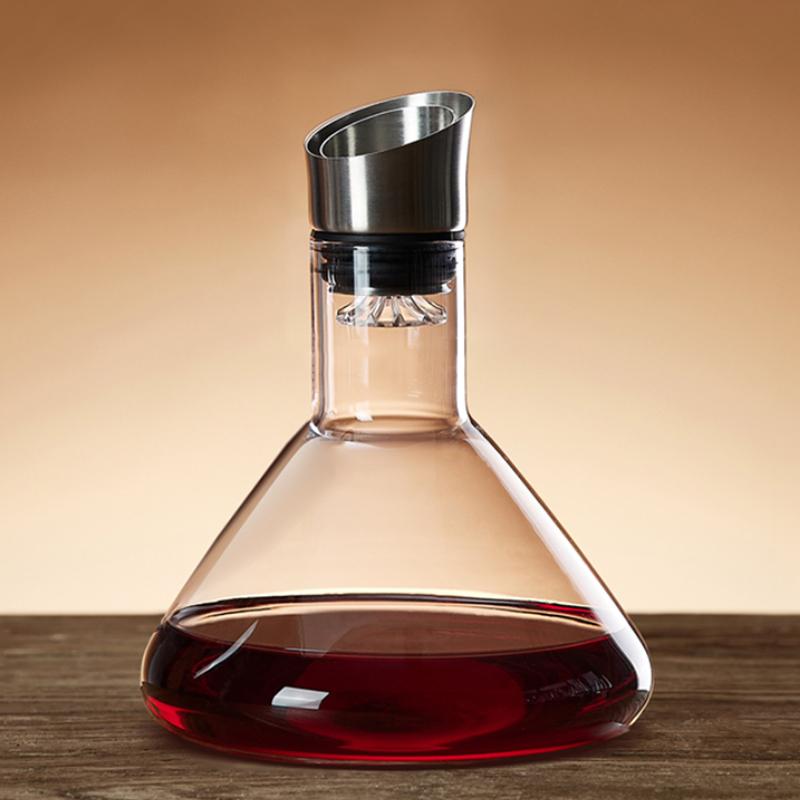 1920ml Velkoobjemový Separátor Červeného Vína Lehký Luxusní Vinný Nástroj Restaurace Vinná Karafa Vinné Příslušenství Barové Sklo Dekantéry