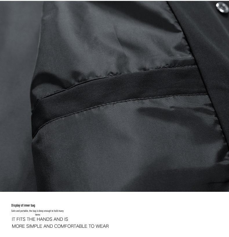 Herbstliche Reversjacke im japanischen Stil für Herren – trendig, lockere Passform, große Größen erhältlich