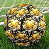 1pc Golden Heart Roses Size 5 Soccer Ball Professional Match Training Football Indoor &Outdoor Sports Ball Training Ball Lightweight Durable y19