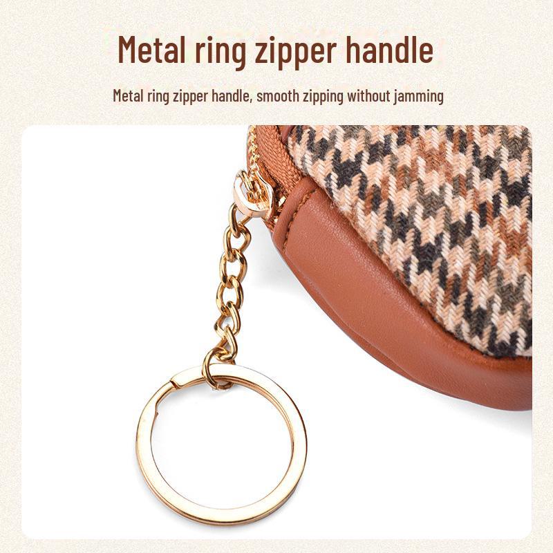 High-End Lightweight Zipper Coin Bag and Key Holder