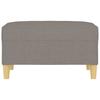 Footstool Beige 70x55x41 Cm Fabric