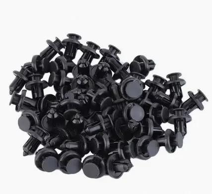 

50 Pcs Black ABS Plastic Expansion Rivet Nut Buckle Clip Auto Repair Tool Car Decoration Fastener Accessory