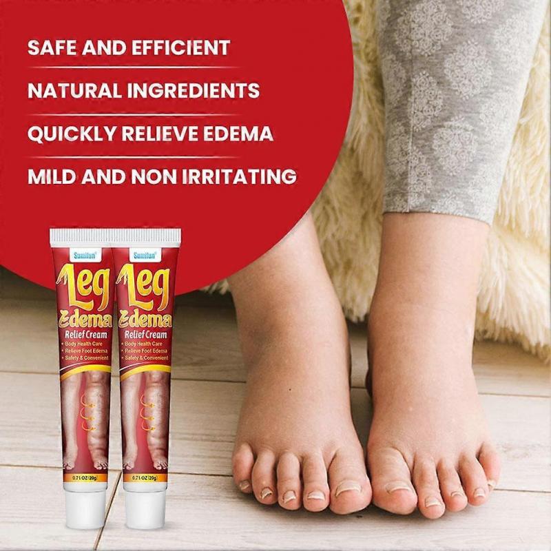 Leg Swelling Care Cream 20g Natural Muscle Relief Massage Cream Moisturizes Improves Skin Elasticity Fast Absorbing Non Greasy