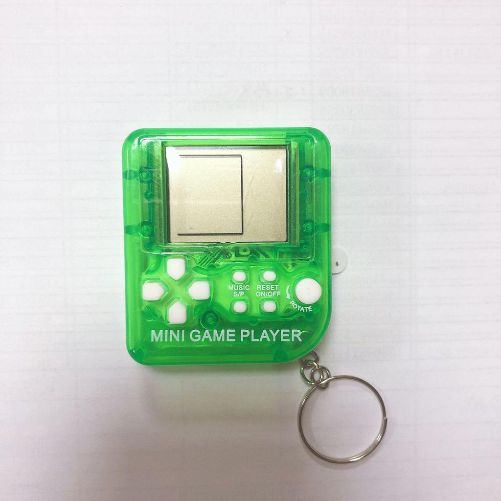 Mini Retro Tetris Keychain Handheld Game Console