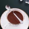 Coffee Spoon Ice Cream Milk Drink Stirring Scoops Teaspoons Home Bar Cafe Hotel Party Kitchen Tableware Cutlery