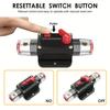20A-150A Inline Circuit Breaker Resettable 12-24V DC Reset Fuse Holder 3-15 AWG Overload Protection With Wrench for Car Circuit Breaker 6