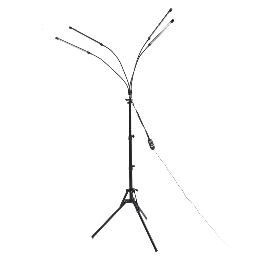 Infrarot-Lichttherapielampe, 4 Köpfe, 5 Gänge, 660 nm, 850 nm, Therapielampe mit einstellbarer Halterung für die Zeitsteuerung