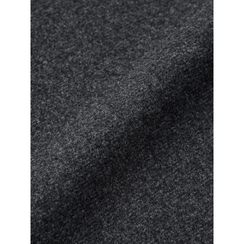 Gu Cozy Melton Half Coat Model