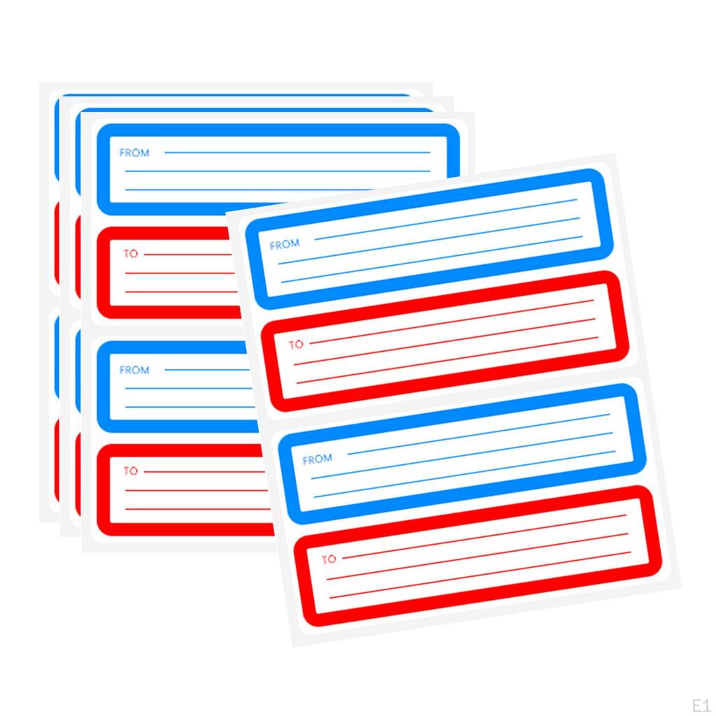 50 Pieces Return Address Mailing Labels to from Stickers Mail Label for Box