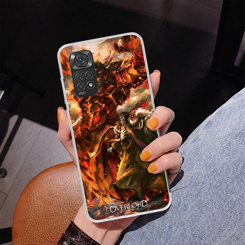 Overlord Anime Phone Case For Xiaomi Redmi Note 15 14 13 12S 12 11 Pro Plus 14S 11S 11E 10 10S 11T 5G Personalized Cover Redmi N