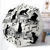 1PC Musical notes Umbrella Portable Folding Umbrella Iron Frame Hole Bone Structure Outdoor Home Umbrella A1