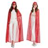 Adult Long Paillette Cape for Women Halloween Party Sequin Cloak Costume Full Length Witch Cosplay Robe for Role-Playing Stage Performances