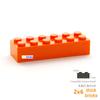 40pcs Bulk Construction Bricks Thick Figures Blocks 2x6 Dots Learning Creativity Dimension Works With Featuring 2456 Plastic Material Toy ideal for