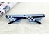 Ochelari de Soare Pixelați Mozaic Pătrat Stil Anime - Rame Rectangulare la Modă