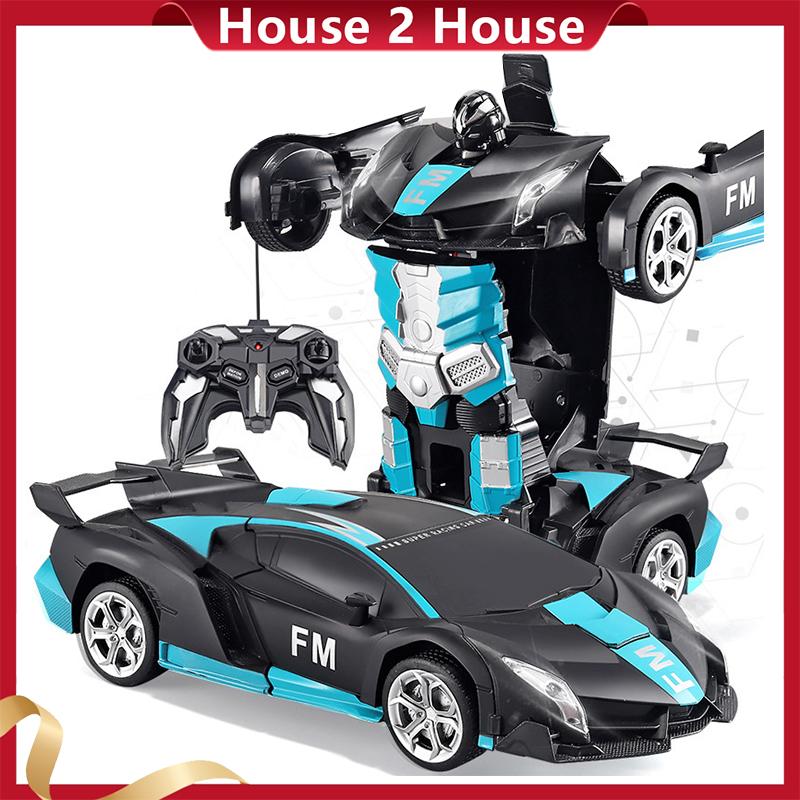 

Дистанційне керування 2,4 ГГц. Трансформуючий автомобіль. RC. Автомобіль із функцією танцю деформації для дітей. Круто синій