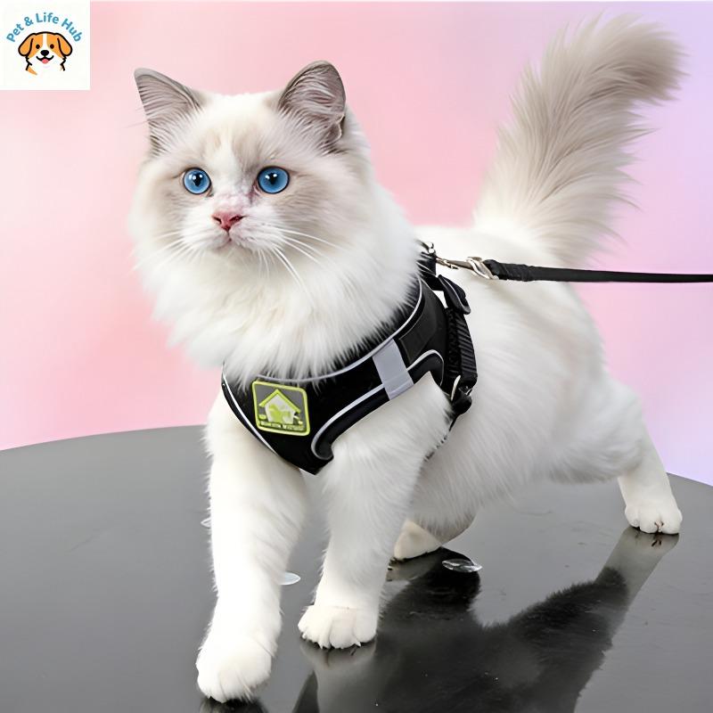 Cat leash anti-break free vest type Internet celebrity walking cat rope going out special cat chain pet chest strap pet supplies