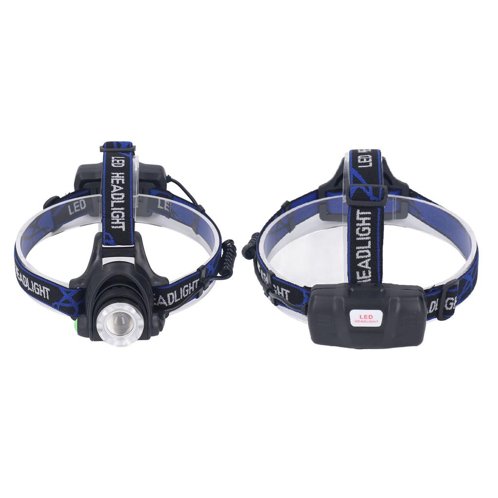 Lampada frontale a LED Lampada frontale ad alta luminosità Luce da lavoro Regolabile 3 modalità Resistente all'acqua per esterni