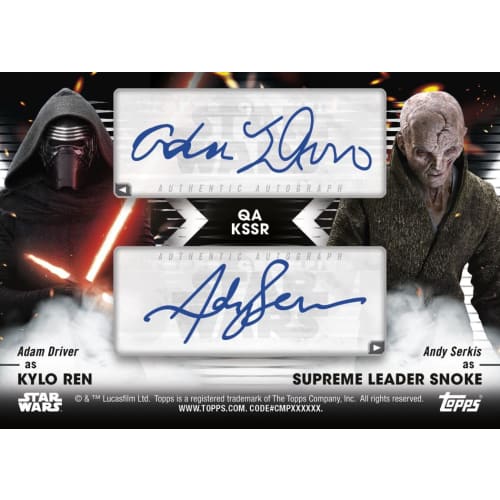 2023 Topps Star Wars Signature Series