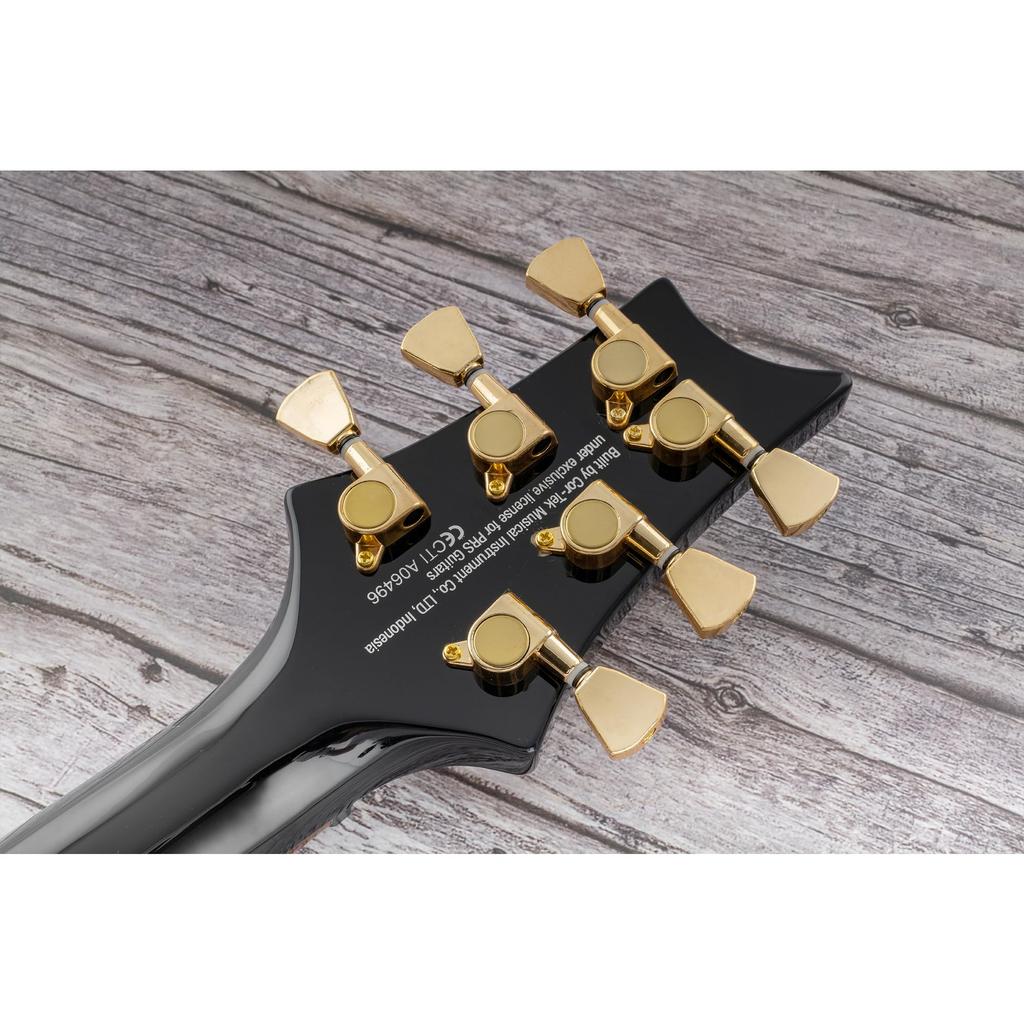 Musiclily Basic Guitar Tuners for Button Button L3+R3 LP/SG Electric/Acoustic Guitars, Half-Moon Gold, Gold/Keystone