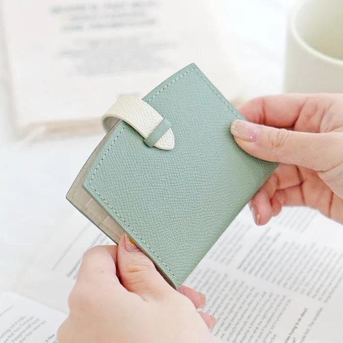 Nouveau Card Wallet Card Case Holder (Sage Green)