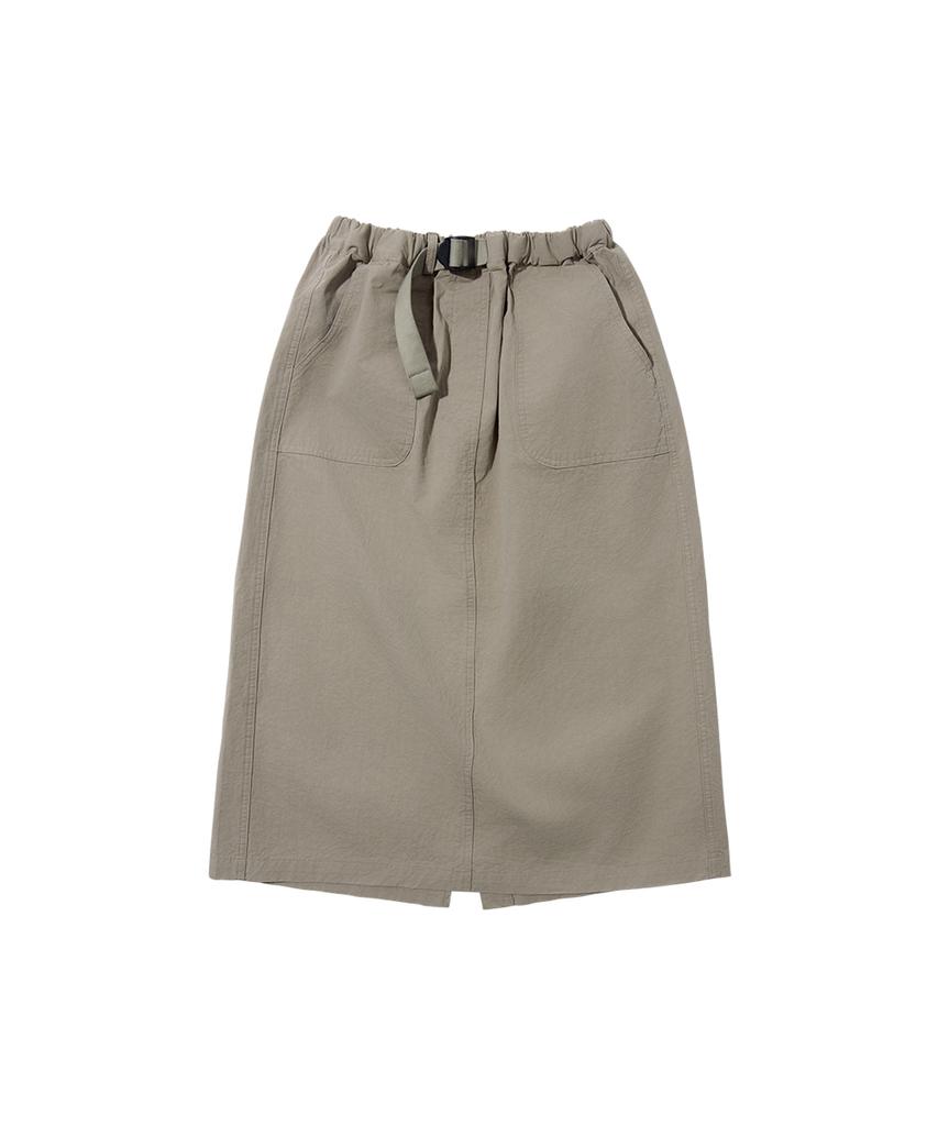 Kaepidijain Cotton Fatigue Skirt (Beige)