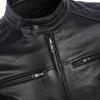 Black Motorcycle Jackets Genuine Cowhide Leather Coats Men Leather Jacket Riding Biker Jackets For Men Clothing Winter