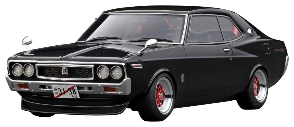 ignition model Nissan Laurel 2000SGX Metallic Finished Product 1/18 (C130) Black/Green