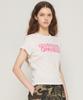 CARGOBROS FOR WOMAN Dot Pattern Short Sleeve T-Shirt (White)
