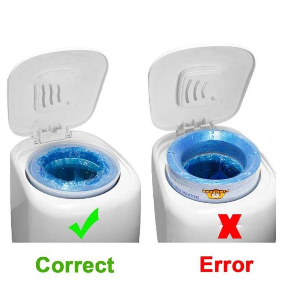 Tear-Resistant Nappy Bin Refills Durable Refill Bags New Diaper Trash Bags