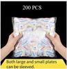 Household Disposable Food-Grade Fresh-Keeping Covers, Self-sealing Design, Dust & Insect Prevention, Multifunctional Kitchen Foo