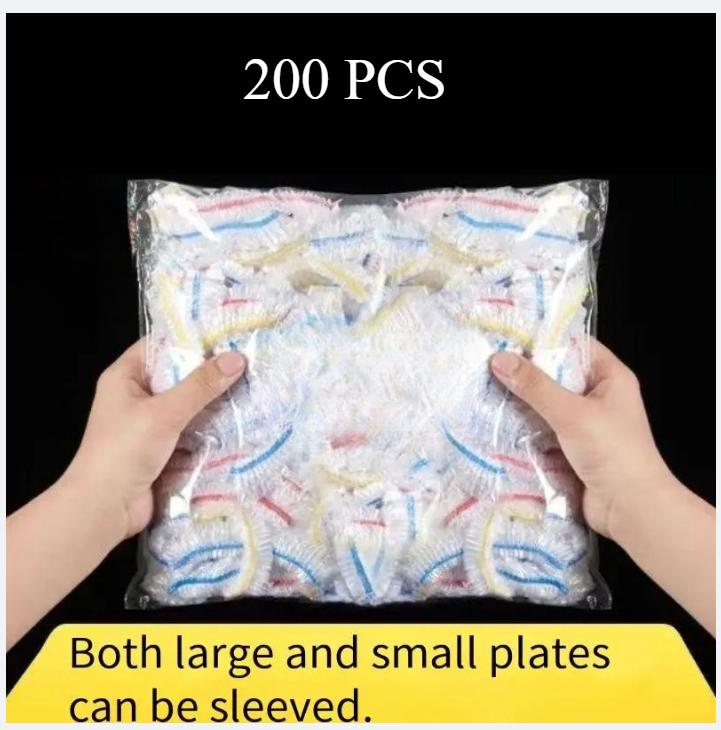 Household Disposable Food-Grade Fresh-Keeping Covers, Self-sealing Design, Dust & Insect Prevention, Multifunctional Kitchen Foo