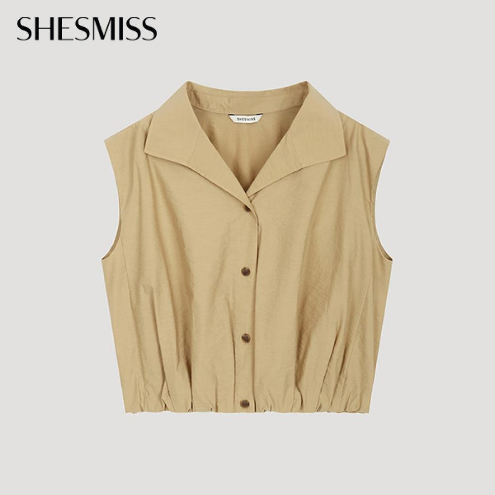

She S miSS Volume SleeveleSS blouSe Swwblo21710 Be beige/55