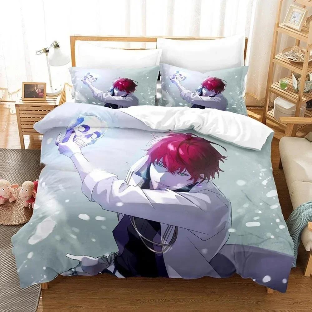 Comforter 3D Printing Anime Game Promise Of Wizard Bedding Set Single Twin Full Queen King Size Bed Set Adult Kid Bedroom S