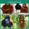 Plush Gorilla Toy Animal Park Decor With Pp Cotton For Kids And Gift Use