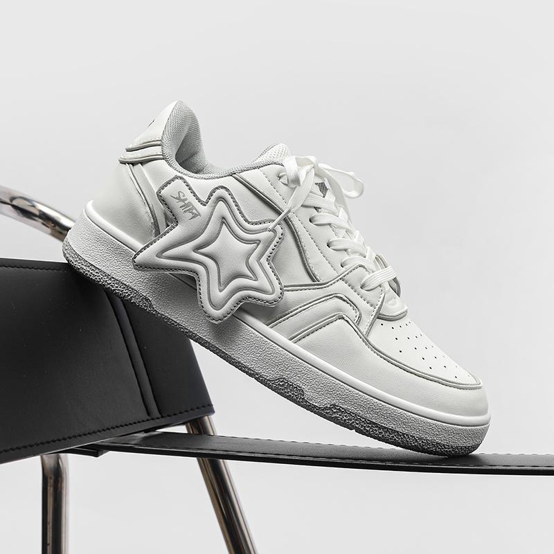 

Нове чоловіче модне баскетбольне взуття, дихаюче спортивне взуття, тенісні кросівки 44 білий