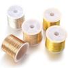 15-100Meters/Roll Gold Plated Copper Wire Bead Thread DIY Jewelry Making Metal Wire For Handmade Bracelets Jewelry Crafts