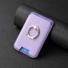 Applicable To iPhone15 Magnetic Suction Magsafe Solid Color Card Bag, Card Holder, Apple 16 Back Sticker Strong Magnetic N52 Card Bag.