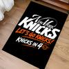 Knicks logo Print Area Rug - Soft, Washable Non-Slip Indoor Mat for Office Chairs, Living Room, Home Office Decorative Rug