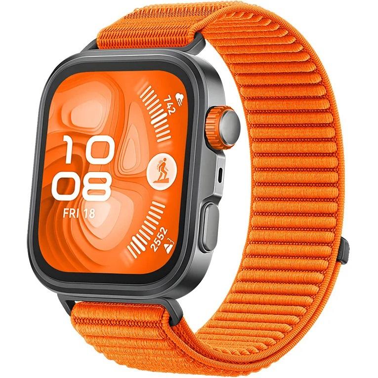 Nylon Strap for Huawei Watch Fit 4 / 4 Pro / 3, Orange