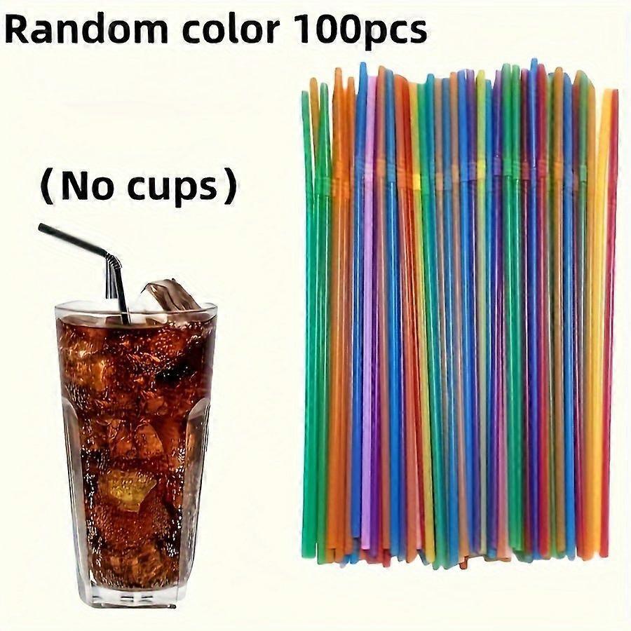 300pcs 7.8in Party Jumbo Straws Smoothie Straws Milkshake Straws Extra Wide Assorted Bright