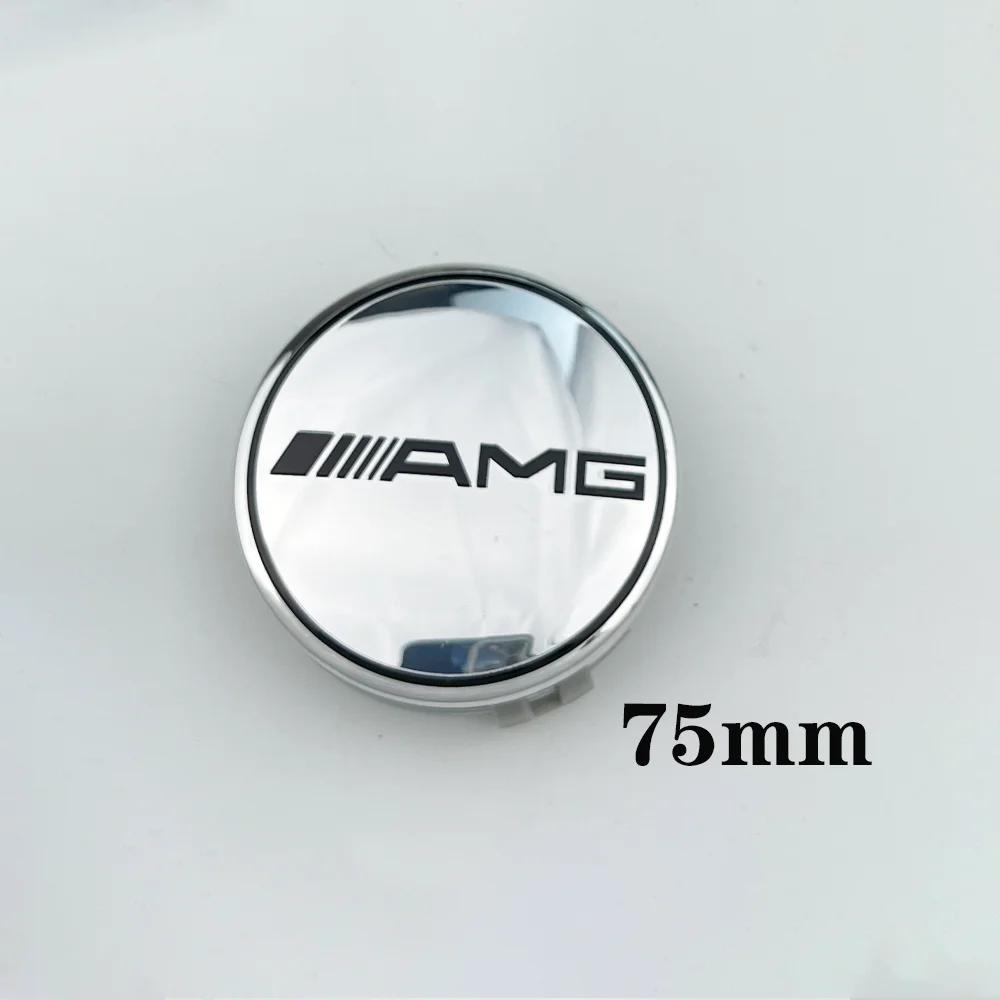 4Pcs 75mm Car Wheel Center Logo Hub Cap For Mercedes Benz C207 C218 A207 C117 CLA CLS E Class W212 S212 X166 W176 W205 W246