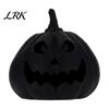 Halloween Kürbis Dekor Figur, Schwarze Harz Gruselige Gesichts Skulptur, Matte Statue Gotisches Tischplatten Mittelstück für Zuhause Tisch Kaminsims Kamin