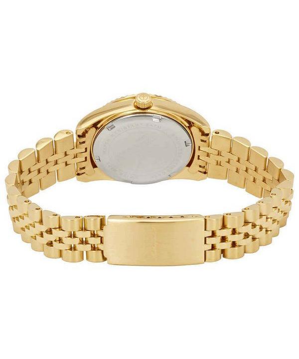 Mathey-Tissot Dámske hodinky Mathy III Gold Tone nerezová oceľ čierny ciferník Quartz D810PDI