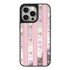 Pink Striped Cherry for Mobile Phone Case for IPhone17promax for 16 for Apple 15 Protective Case Niche Creativity