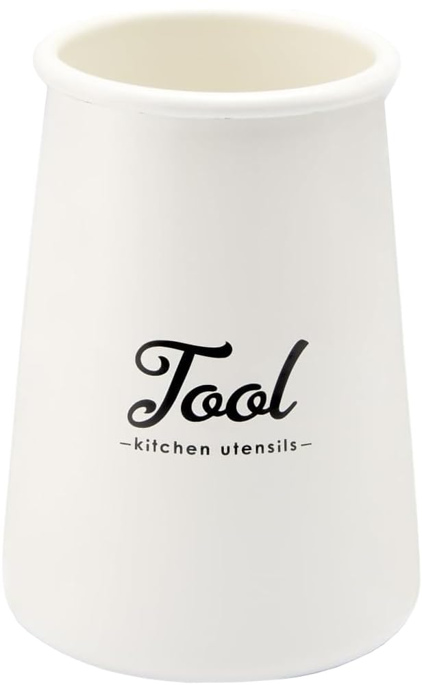 

Toyoho Lilly White Enamel Tool Stand, White, Size: Approx. W11 D11 H15.7 LW-212